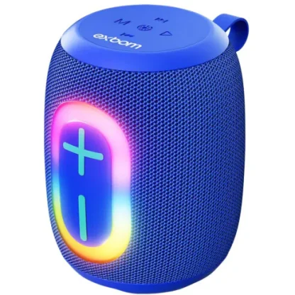 Caixa Caixinha De Som Bluetooth Pendrive Fm Sd Portátil Led