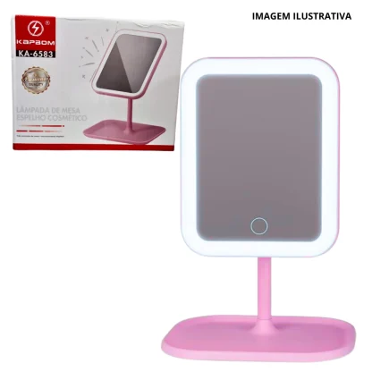 Espelho De Mesa C/ Led Ka-6583